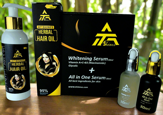 AT Shines Herbal Oil + Serum
